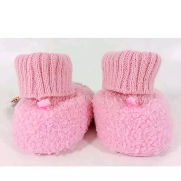 New Wonder Nation Baby Girls Rainbow Bootie Slippers, Sizes 5 - Picture 2 of 6